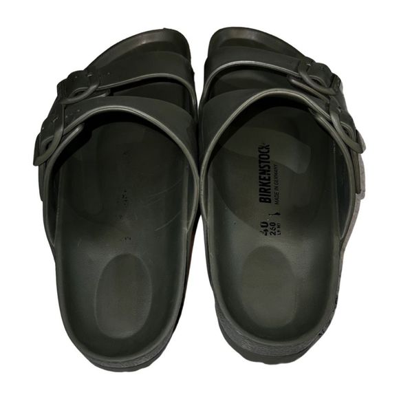 Unisex Birkenstock Arizona Eva Olive Green Sandals Size W 9 M 7.5 - Picture 8 of 10